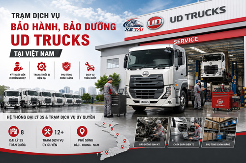 Trạm Dịch Vụ Bảo Hành, Bảo Dưỡng UD Trucks Tại Việt Nam | Danh Sách Đại Lý & Trạm Dịch Vụ Chính Hãng Toàn Quốc